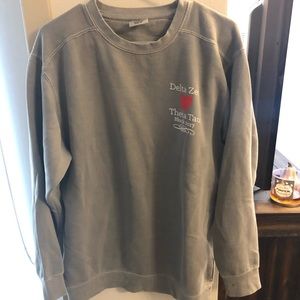 Delta Zeta Comfort Colors Crew